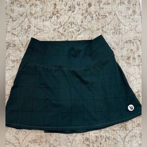Vuori Green Tennis Skirt